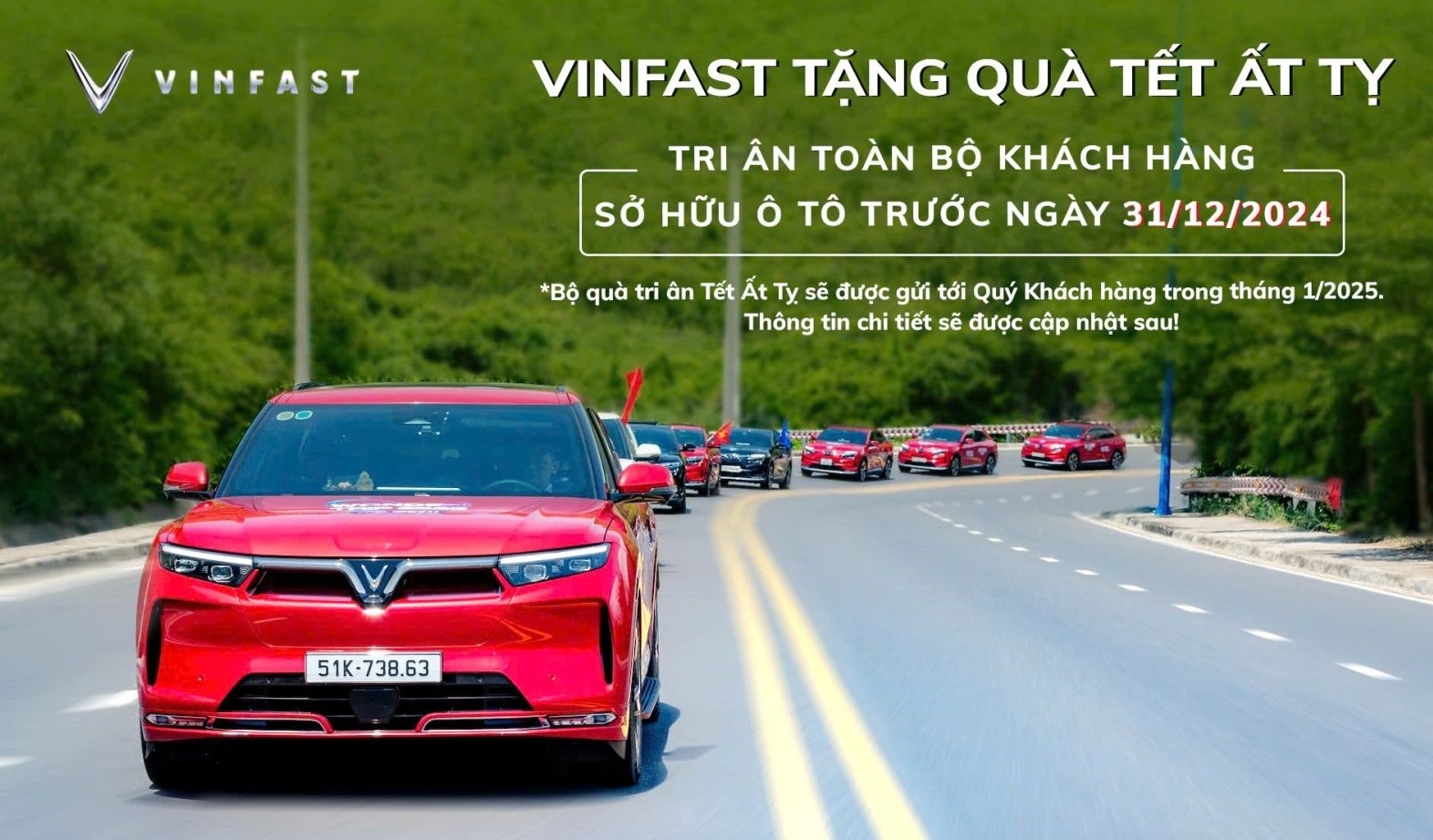 VINFAST SÀI GÒN TẶNG QUÀ TẾT ẤT TỴ – TRI ÂN KHÁCH HÀNG