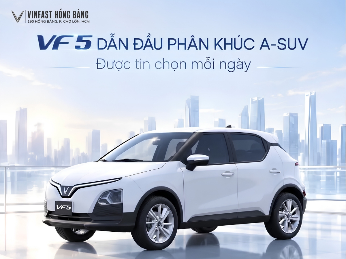 VinFast VF5 - Lựa chọn linh hoạt cho cuộc sống đô thị